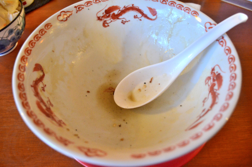 カンクンのHiroyaの鶏白湯魚介ラーメン
