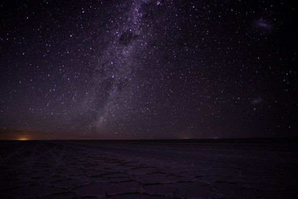 ウユニ塩湖の星空観察