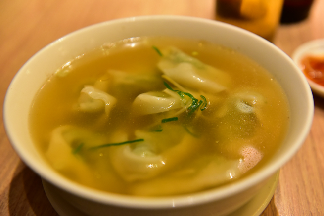 鼎泰豊の野菜ワンタンスープ