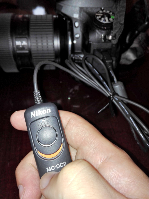 NikonのレリーズをD750に接続