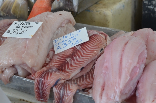 パナマで売られている魚の切り身