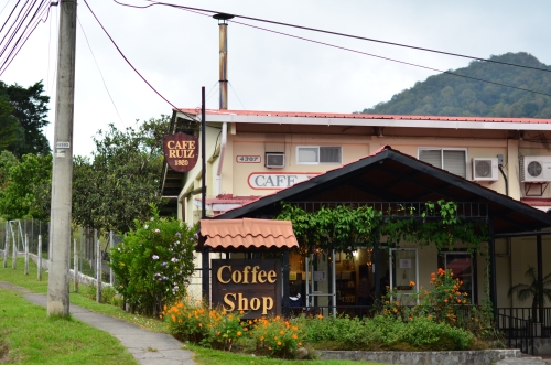 パナマのカフェルイスのコーヒーショップ