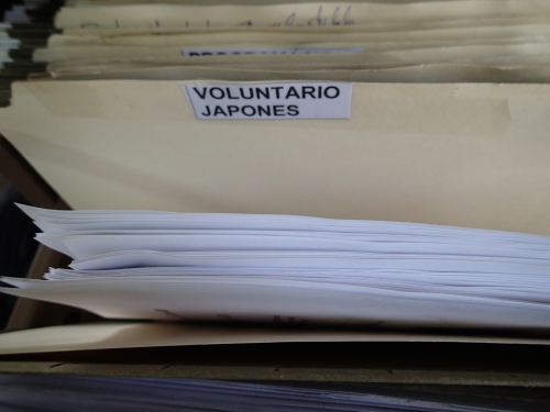 ボランティア用書類保管庫に提出した報告書類